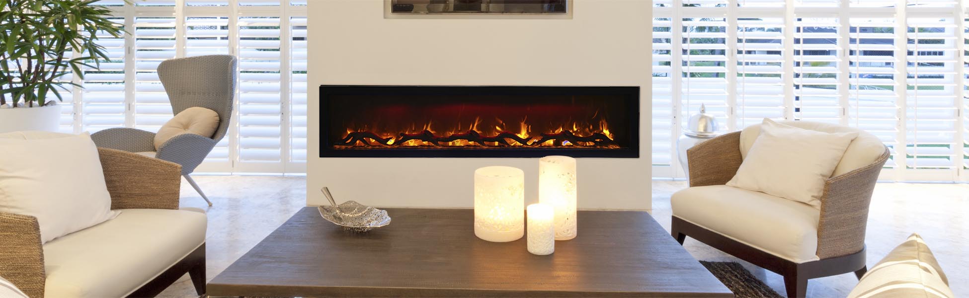 SYM-74 electric fireplaces